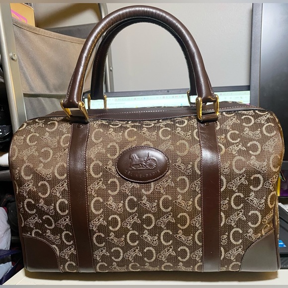 Celine C Sulky Boston Bag Canvas Women's Bag (LUX made in France) - Picture 3 of 14